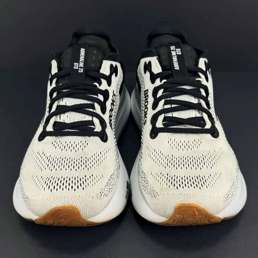 Brooks Adrenaline 25 GTS Women’s Size 10 White Black Running Shoes 1204431B
